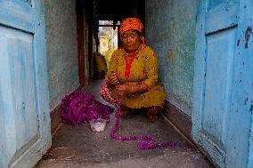 Tihar Preparation in Nepal